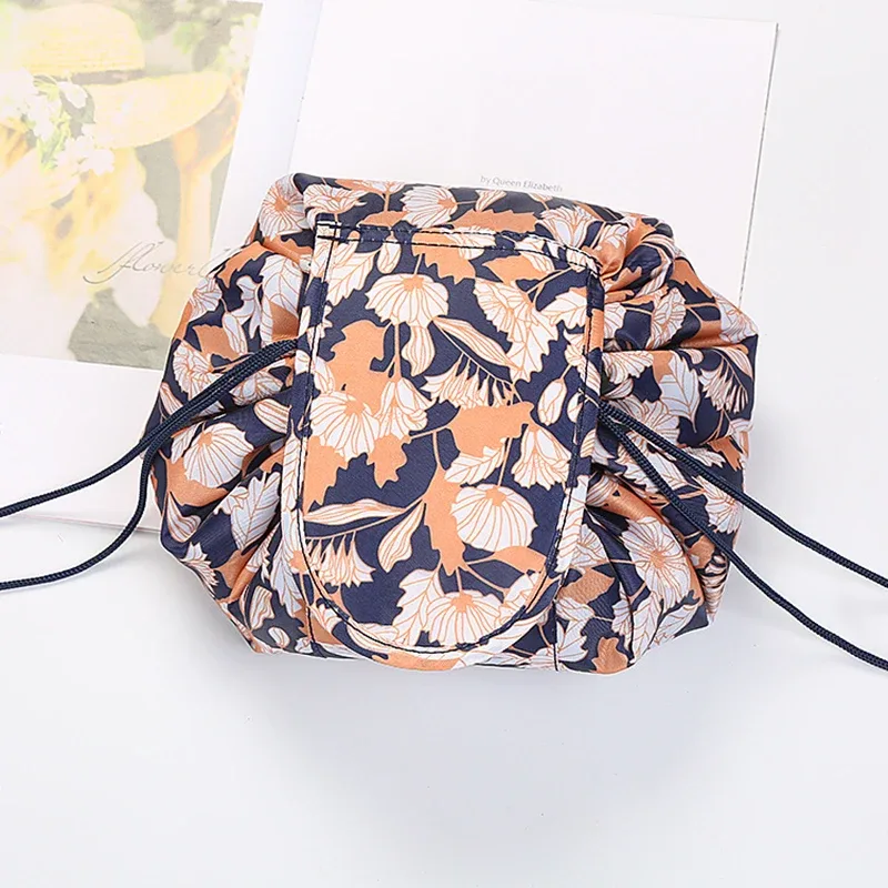 sacs de rangement de voyage pour maquillage, trousse de toilette portable étanche, organiseur de beauté, pochette de maquillage pour femme, sac cosmétique à cordon