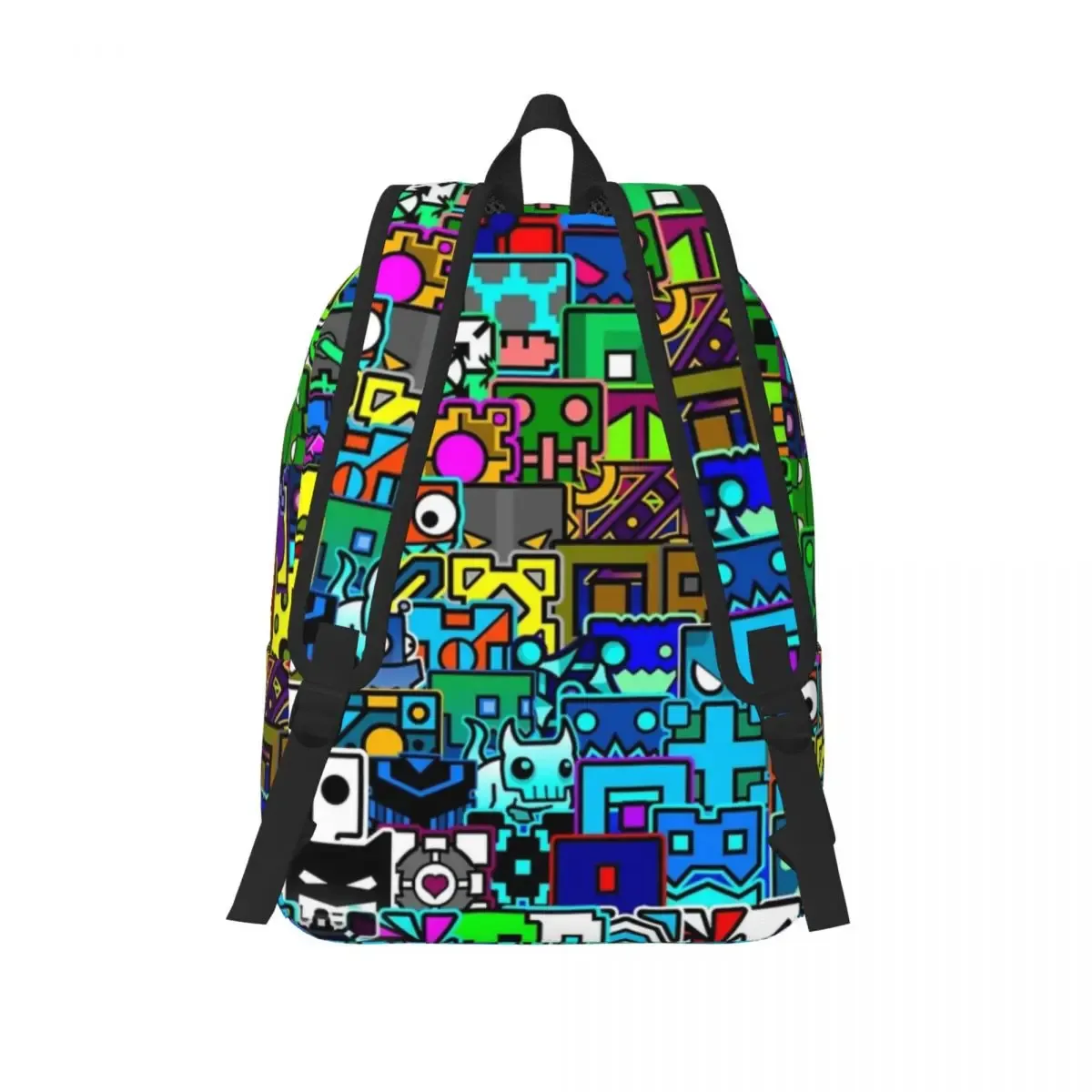 géométrie cube gaming dash modèle sac à dos pour hommes femmes adolescent lycée travail sac à dos ordinateur portable sac à bandoulière sport