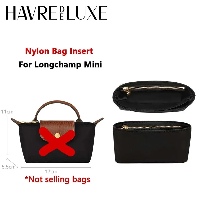 insert organisateur de sac pour sac longchamp, matériau en nylon, support de sac super résistant, accessoires de sac à main