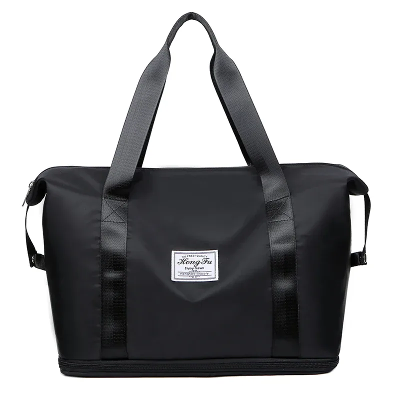 sac à main extensible de grande capacité pour femmes, sac de rangement pour bagages, sac de voyage de loisirs, sac à main étanche en nylon pour sport et fitness