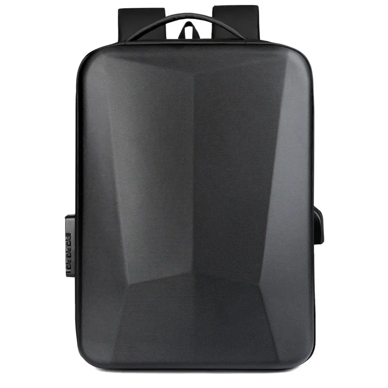 sac à dos professionnel pour homme, coque rigide, grande capacité, avec port usb, poignée télescopique, étanche, pour ordinateur portable 16 pouces, idéal pour les voyages