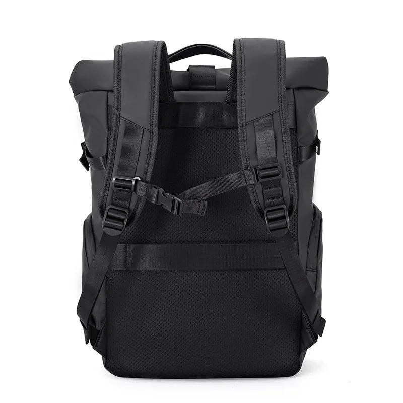 Nouveau sac à dos de voyage à la mode de grande capacité à la mode fonctionnel Sports de plein air sac à dos pliant enroulable sac décontracté pour hommes