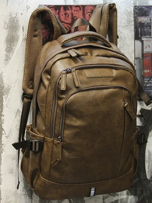 nouveau sac à dos vintage pour homme, sac à dos multifonctionnel pour ordinateur portable, sac à dos tendance pour étudiants, sac à dos de voyage