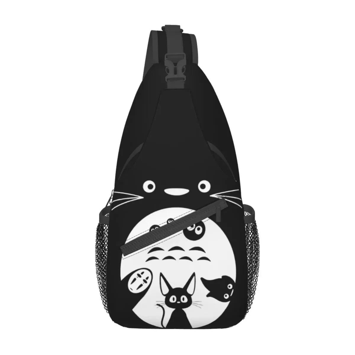 personnalisé mignon dessin animé anime sac à bandoulière unisexe poitrine sac à dos sac à bandoulière voyage randonnée sport décontracté escalade coureurs sac à dos