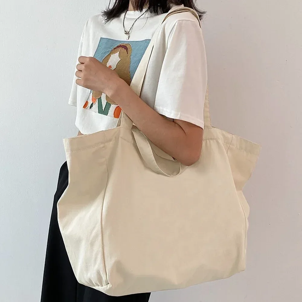 sac fourre-tout en toile pour femme, sac à main polyvalent, sacs à provisions, série plage, impression, travail commpiedmont, classe étudiante