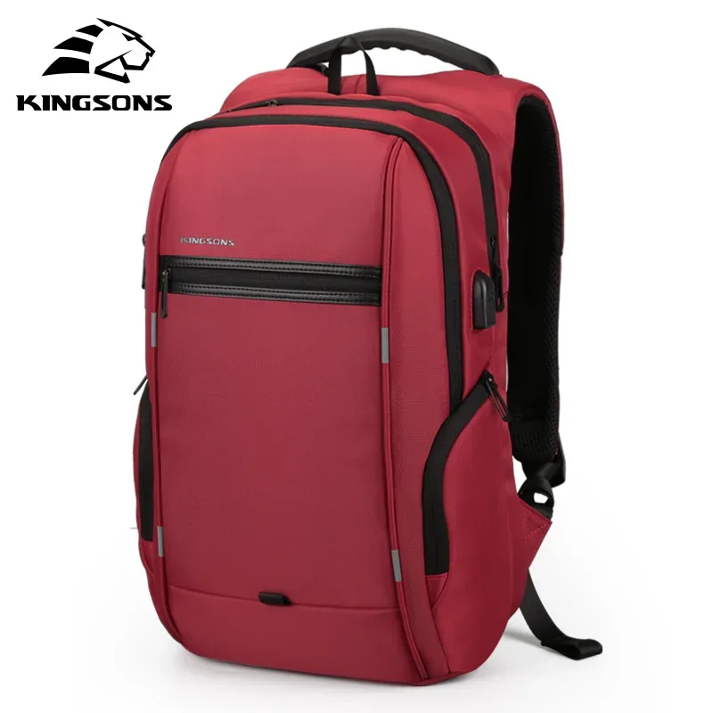 kingsons 13 ''15'' 17 ''usb lade sac à dos pour ordinateur portable dokument ordinateur tasche frauen pack pour ordinateur portable wasserdichte anti-diebstahl schule tas