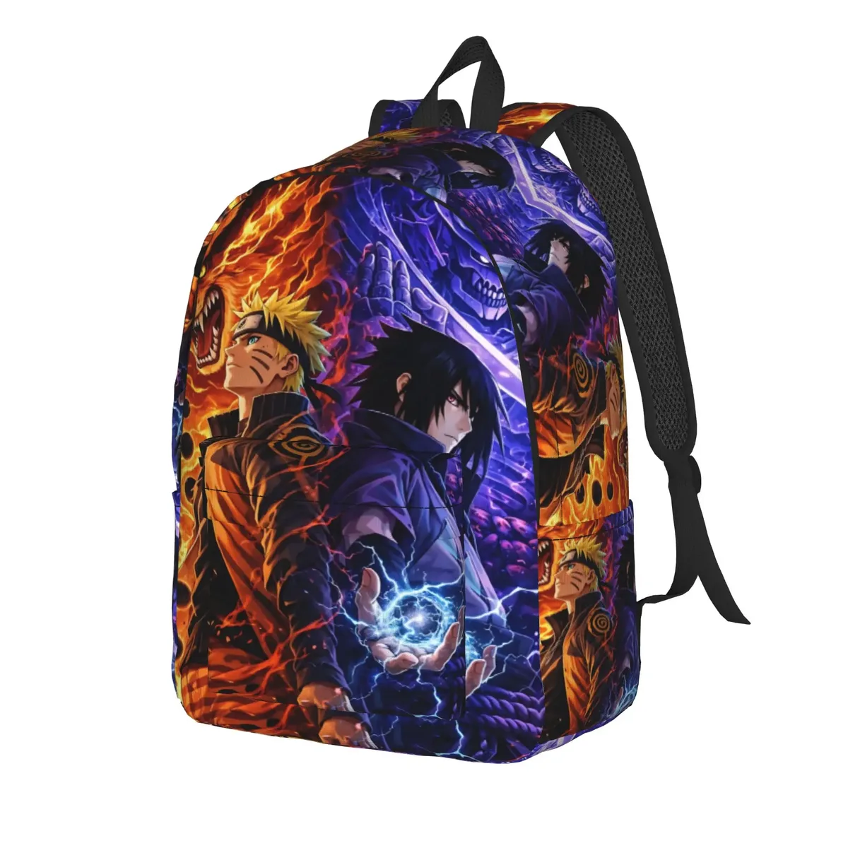 Sac à dos de mode Naruto anime comic, Mochilas, super qualité, pour le travail au bureau, sac à dos robuste à bandoulière