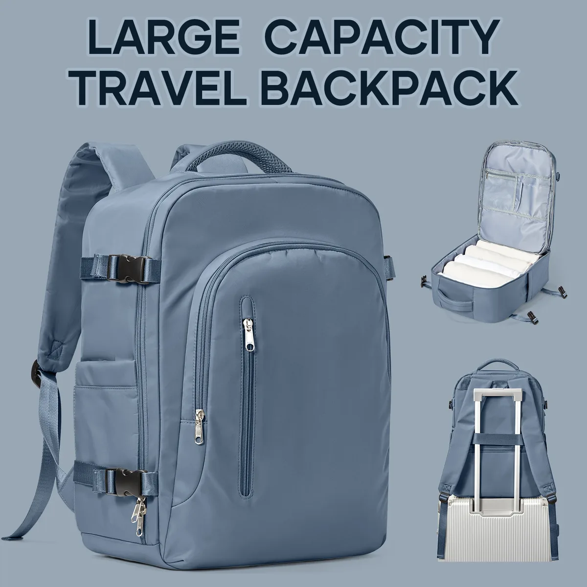 Sac pour ordinateur portable sac à dos de voyage pour femmes grande capacité Easyjet Carry-Ons 45x36x20 sac à dos Ryanair 40x20x25, sac à dos de cabine pour hommes