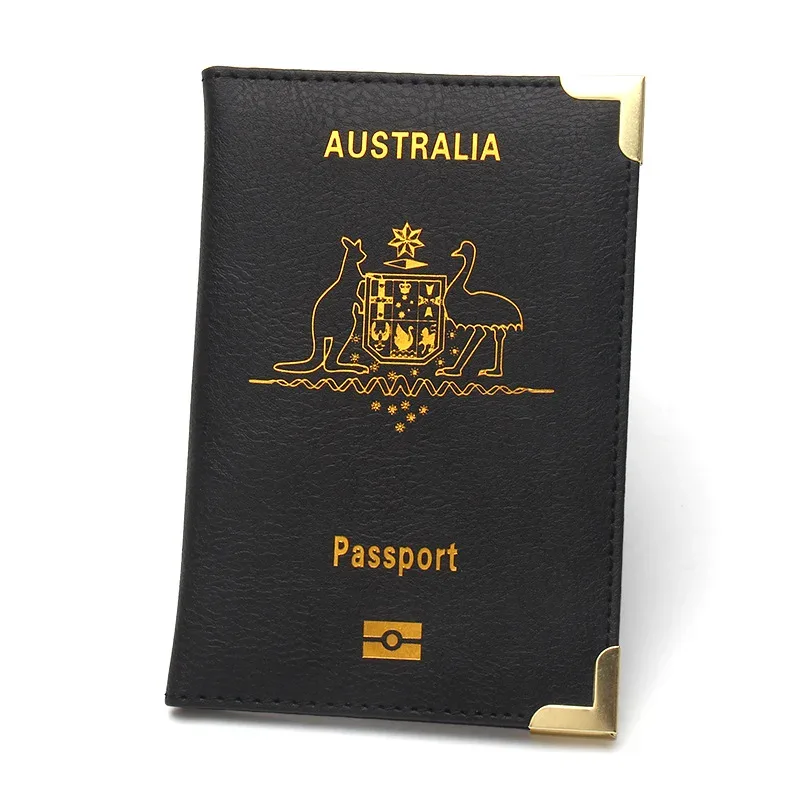 passeport de voyage australien mignon pour filles, étui de passeport familial, couvertures