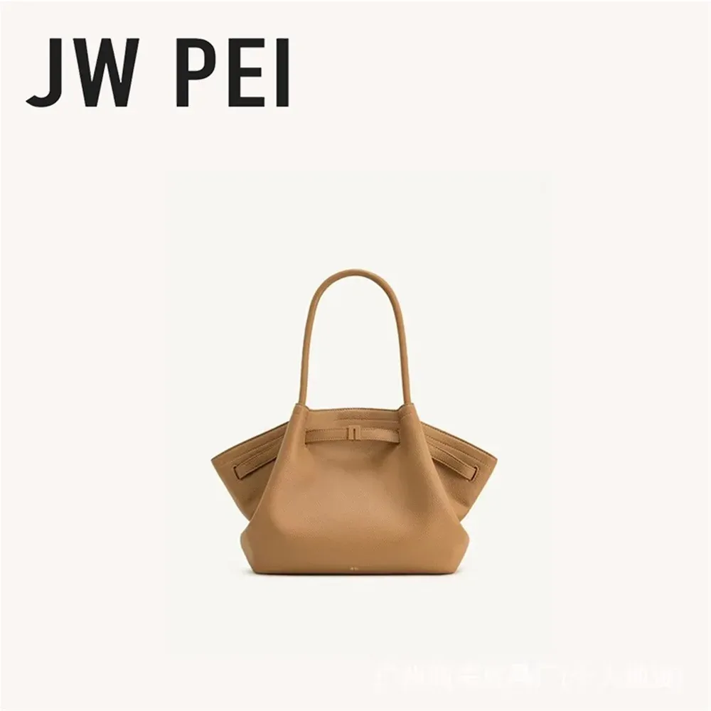 jwpei dumpling bag sac fourre-tout en daim, design de niche, sac sous les bras à une épaule, sac à bandoulière en cuir pour banlieue