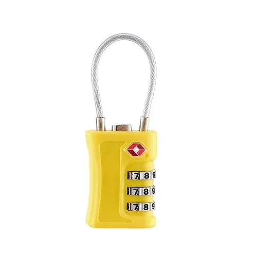 cadenas tsa pour bagages, cadenas à combinaison, cadenas de sécurité à 3 chiffres pour valise, cadenas à câble pour bagages de voyage