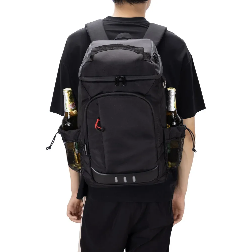 nouveau sac isotherme de pique-nique grande capacité, sac à dos thermique pour camping et randonnée avec ouvre-bouteille, sac à lunch isotherme étanche