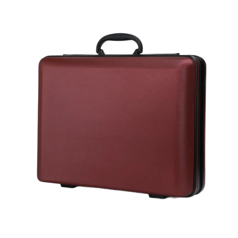 porte-documents pour outils professionnels, abs robuste + cadre en aluminium, serrure tsa et compartiment pour ordinateur portable 17 pouces, sac pour voyage d'affaires