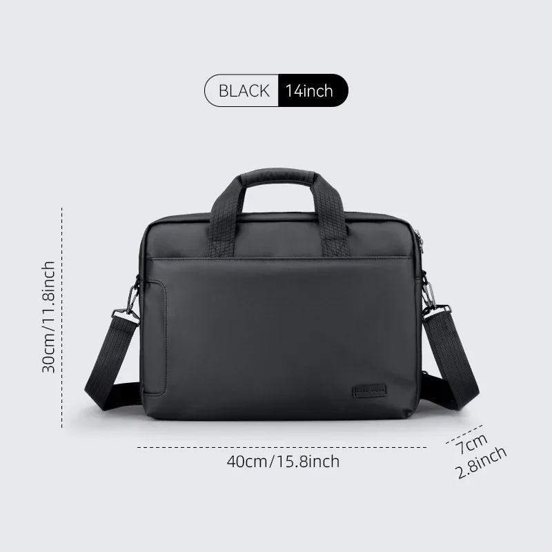 mark ryden oxford oxford laptop briefcase 15.6'' sac fourre-tout résistant à l'eau pour les trajets professionnels