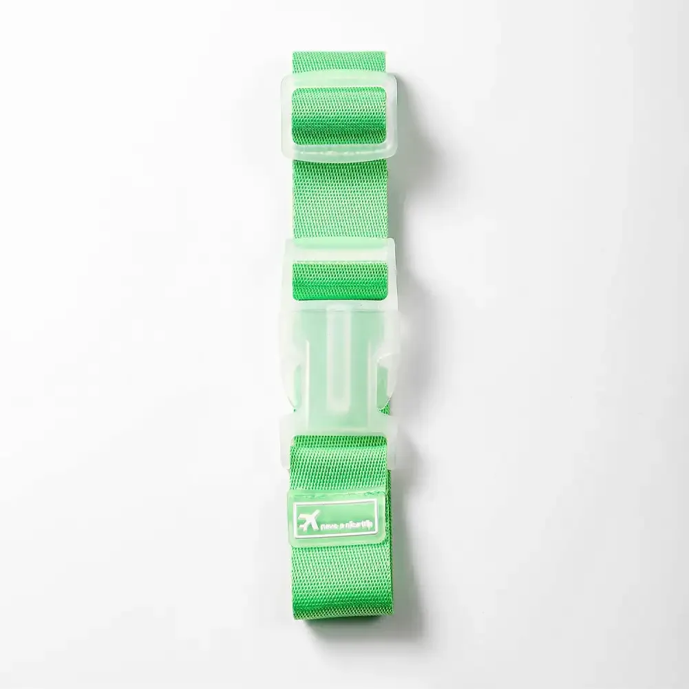 sangles de bagages réglables en nylon pour valises, clip à ressort en métal, ceinture de bagage environnemental pour sacs à main, vêtements de brouette