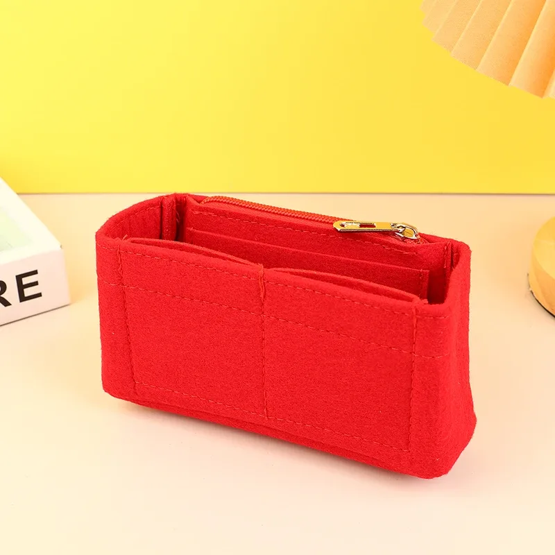 pochette intérieure en feutre pour sac à main, mini sac de rangement, doublure, insert de sac à main, vessie