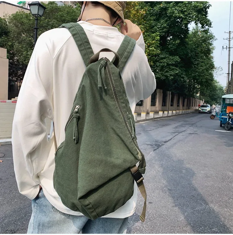 sac à dos en toile de style japonais à la mode et décontracté pour lycéens et étudiants sac à dos femmes 가mochilas masculinas