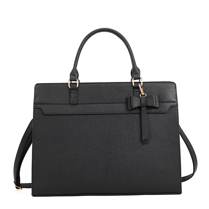 porte-documents pour ordinateur portable de grande capacité 15.6 pouces pour femmes, fourre-tout multifonctionnel, sac à main à bandoulière, sac de travail