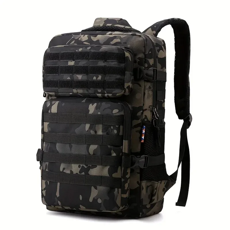 sac à dos tactique pour hommes, sac à dos de camouflage, sac à dos de randonnée et de camping, sac à dos de sport de plein air multicouche de grande capacité