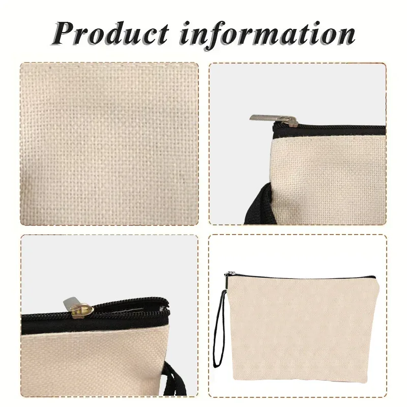 trousse de maquillage simple imprimé papillon, pochette de voyage pour rouge à lèvres pour femmes, pochette à cosmétiques, organisateur pour dames, sac de rangement de toilette à fermeture éclair