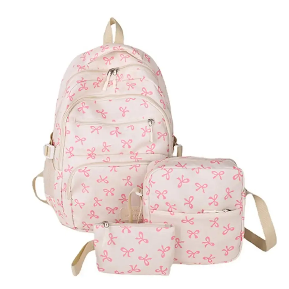 3 ensembles sac à dos de grande capacité sac d'école en nylon sangle réglable sac d'université sac à dos de voyage sac à dos d'étudiant
