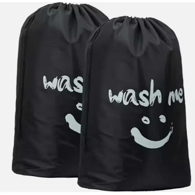 Sac à linge domestique, pochette de rangement de voyage, lavable en Machine, organisateur de vêtements sales, sac à cordon de lavage, sac de grande capacité