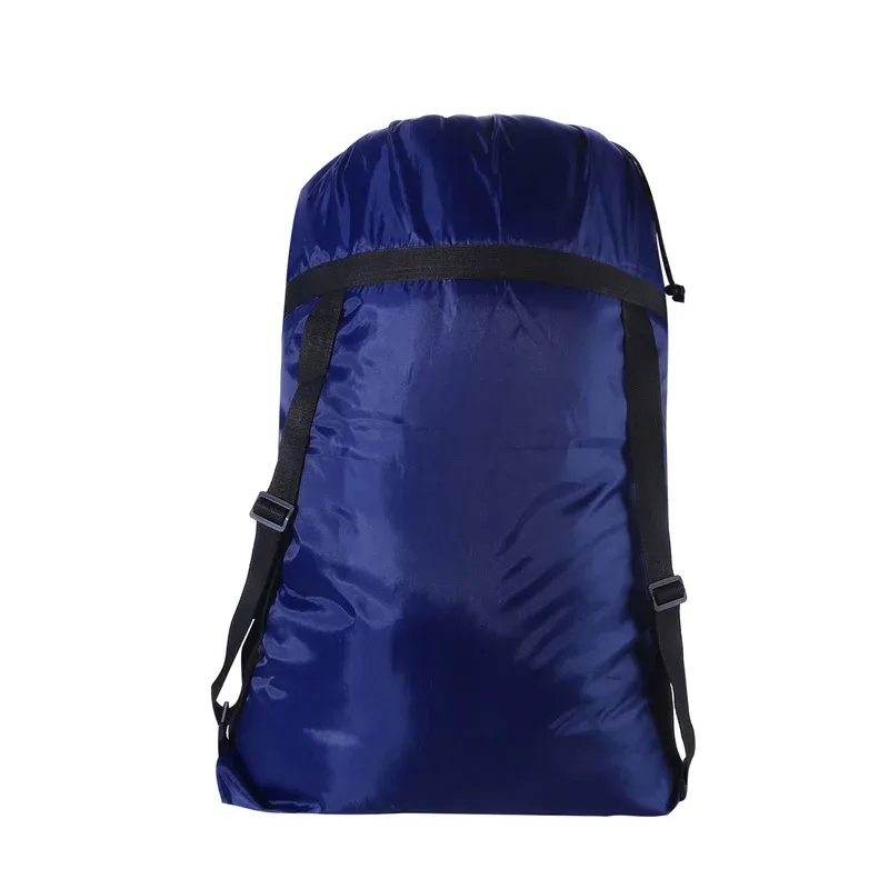 sac à dos imperméable en polyester noir, taille unique, sac à linge, camping, voyage, sport, grand sac de rangement pour vêtements, ditty bags