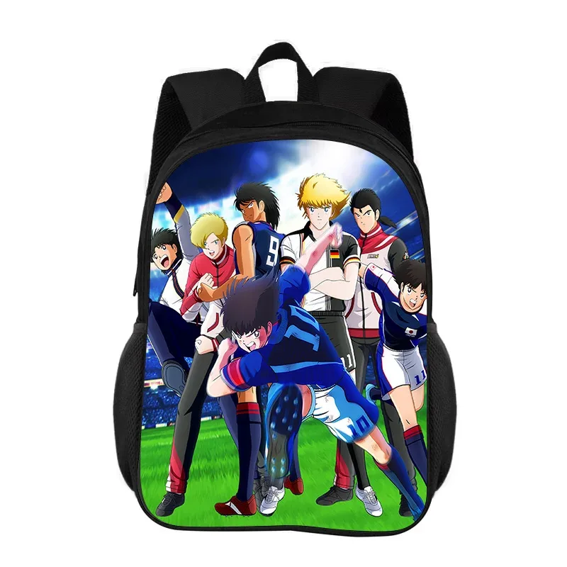 sac à dos captain tsubasa, durable, à la mode, avec fermeture éclair, grande capacité, meilleur cadeau d'anniversaire pour garçon et fille