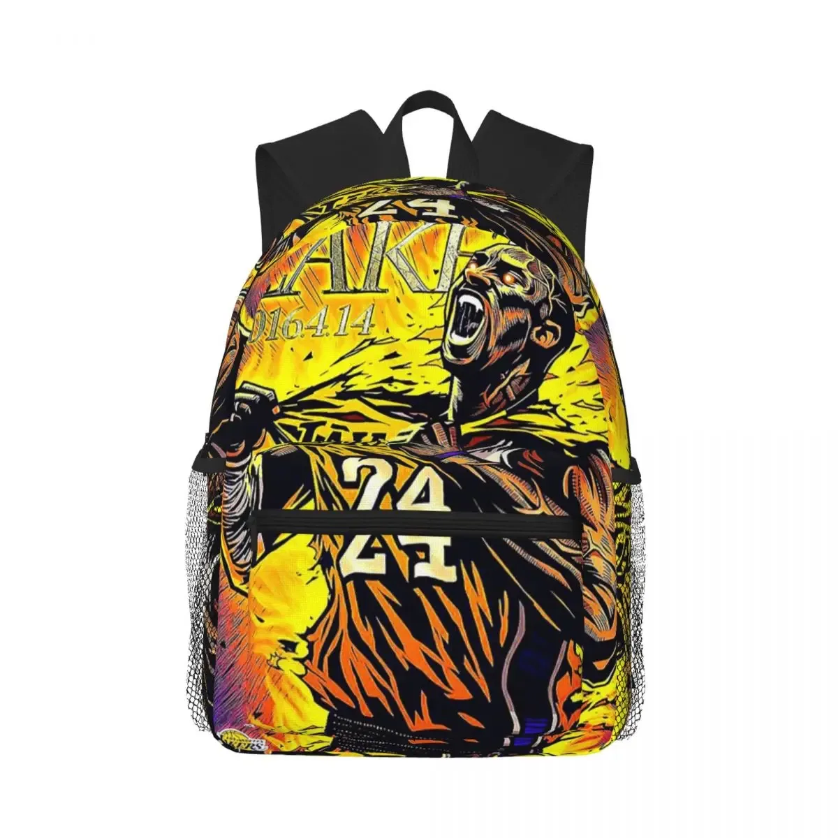 kobe bryant étudiant sac à dos sac d'école randonnée voyage sac à dos pour hommes femmes mode bookbag sacs à bandoulière