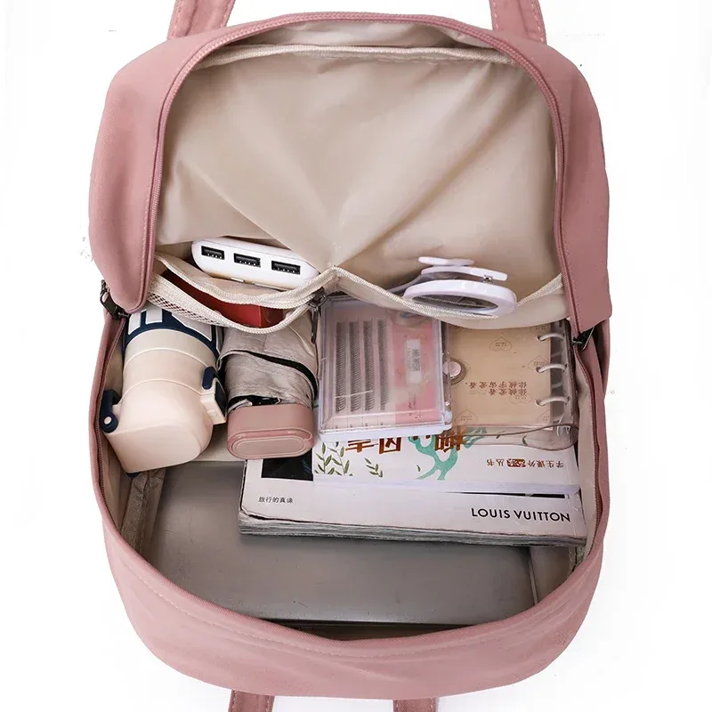 sac à dos étanche solide de haute qualité pour femme, adolescente, école