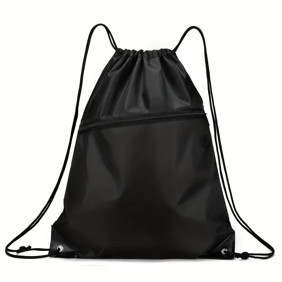sac à cordon de serrage 1 pièce, sac à dos à cordon de serrage de grande capacité, sac de voyage pour sports de plein air, trousse de toilette
