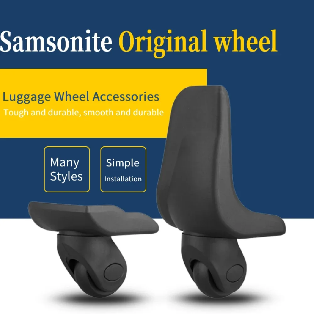 Roues universelles de remplacement pour valises Samsonite, accessoires pour roulettes de bagages en cuir, roulettes de remplacement pour valises à roulettes