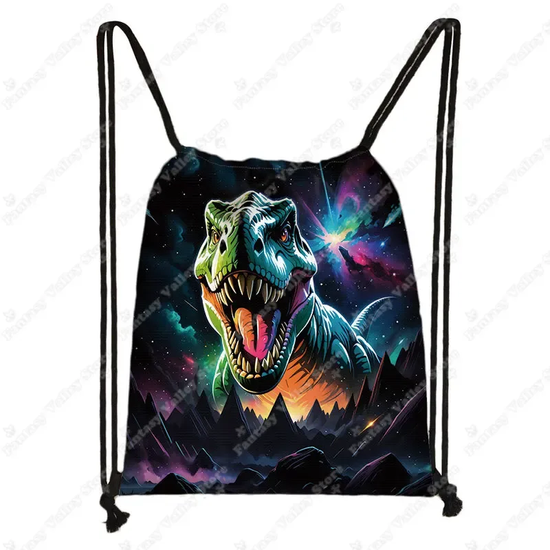 sac à dos de sport imprimé dinosaure pour adolescent, sac de jour, sac à dos, porte-chaussures, proximité, voyage, dessin animé, mignon, cadeau