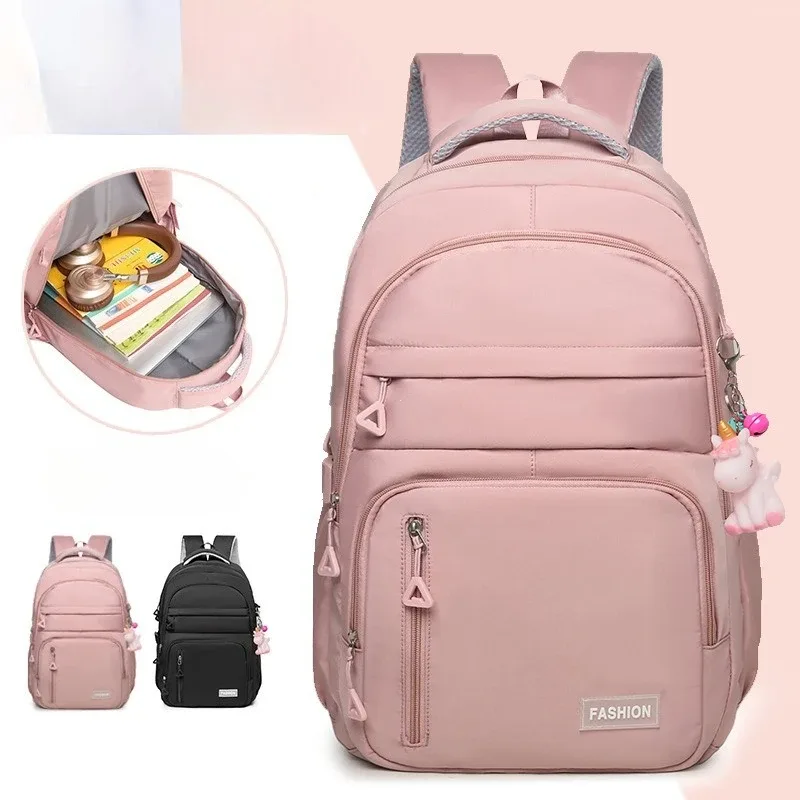 Sac à dos léger grande capacité pour étudiants, idéal pour les amateurs de sports de plein air et de voyage, avec compartiment pour ordinateur intégré pour l'école