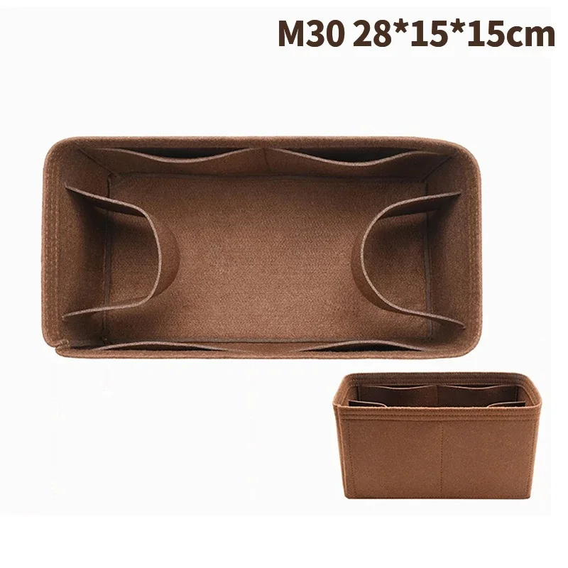 sac à main en feutre pour insertion de gril, sacoche pour cosmétiques portables, accessoire de voyage, 25, 30, 35