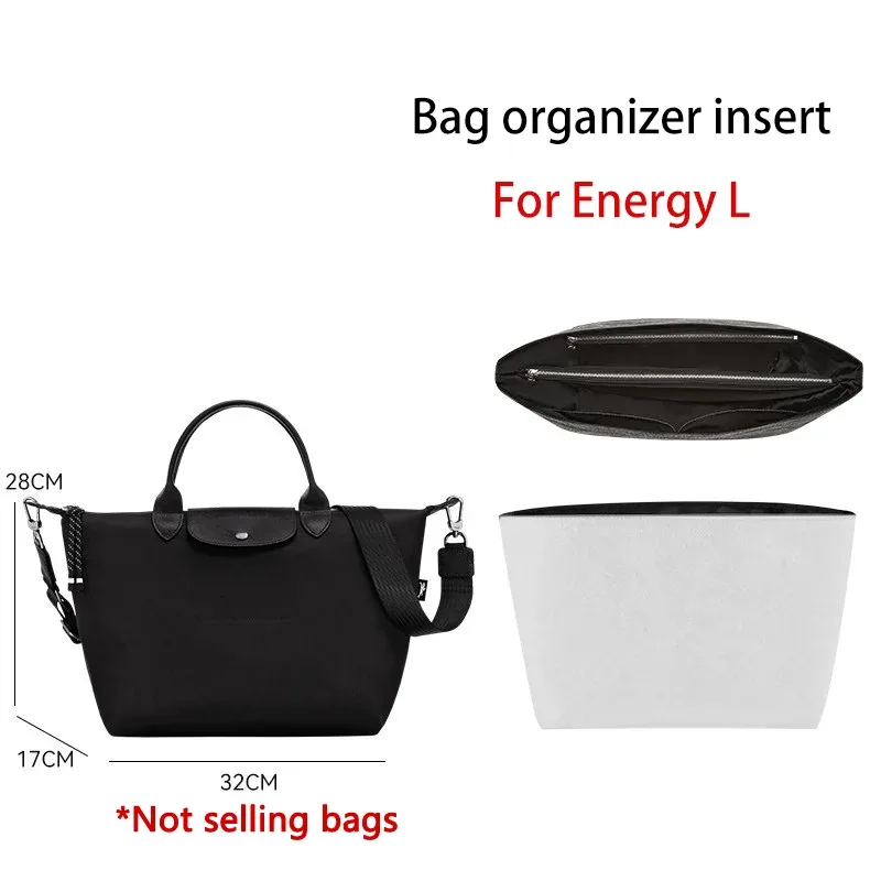 organisateur de sac en nylon pour longchamp energy, imperméable, durable, élégant, support de rangement, accessoires de modification de sac
