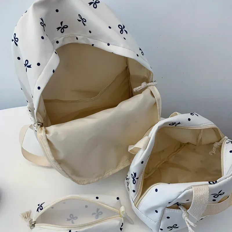 ensemble de 3 sacs à dos floraux pour la rentrée scolaire, légers, décontractés, pour voyages, école, étudiants, filles, femmes, imprimé papillon