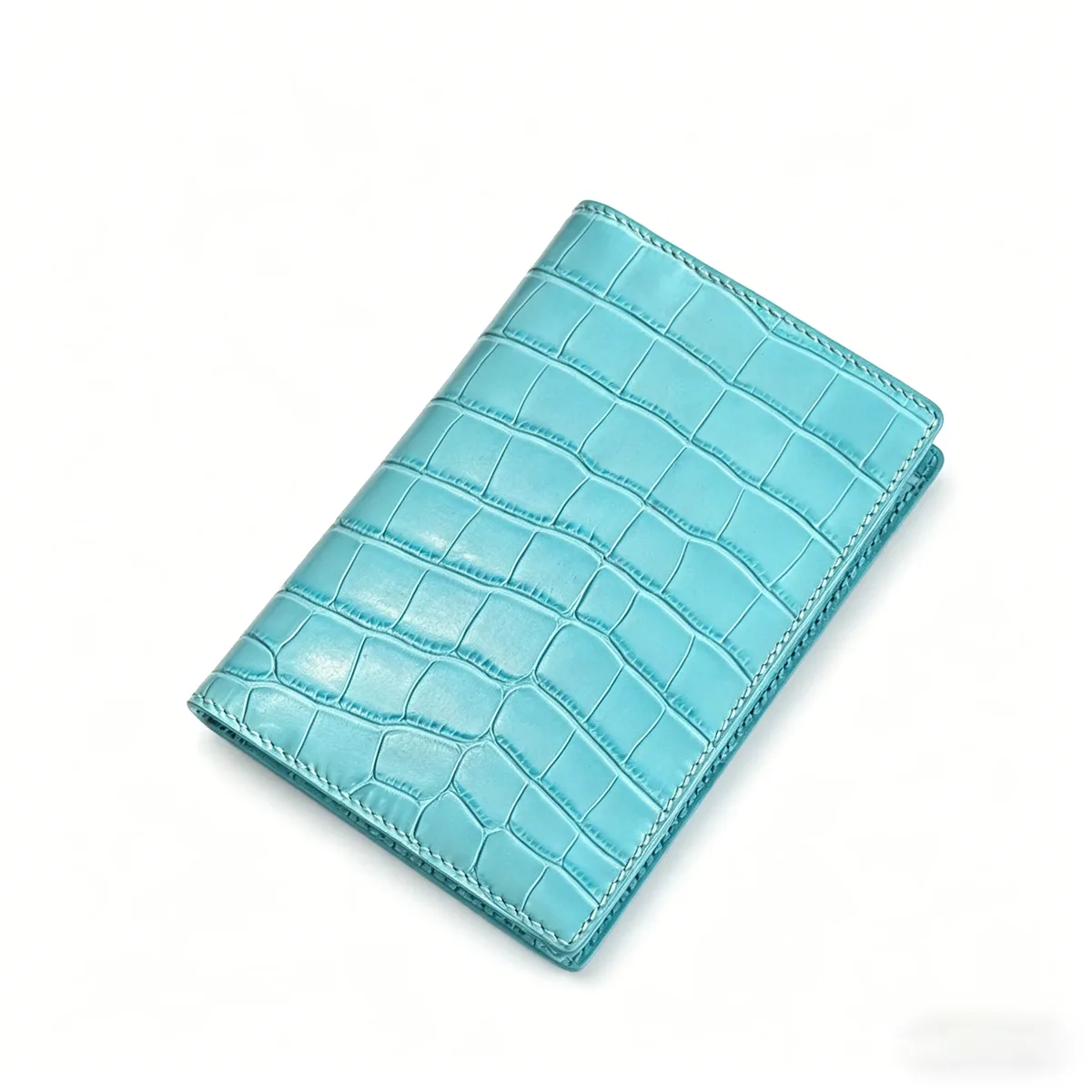 porte-passeport en cuir véritable à motif crocodile, mode haut de gamme, en cuir de vachette première couche, multifonctionnel, porte-cartes d'identité et de passeport