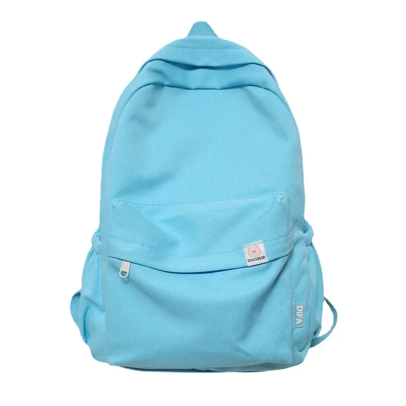 sac à dos élégant, design doux et simple, cartable à poches multiples, voyage, usage quotidien, accessoire de mode, vibrant, parfait, transport quotidien