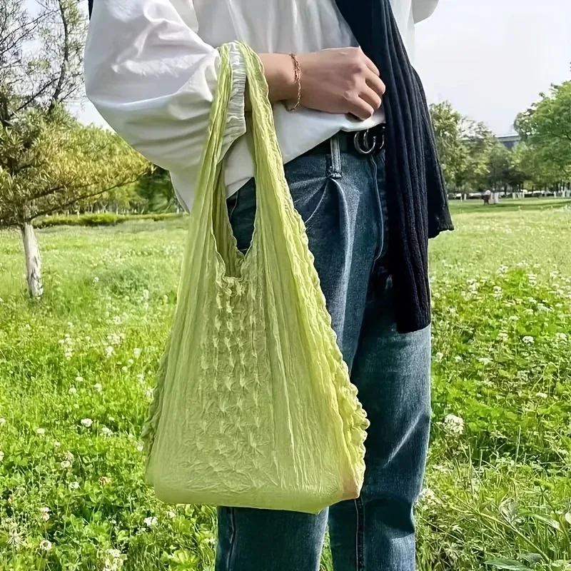 sac extensible magique, sac de courses pliable et extensible, multi-usages, grande capacité, élastique, mallette de rangement quotidienne écologique
