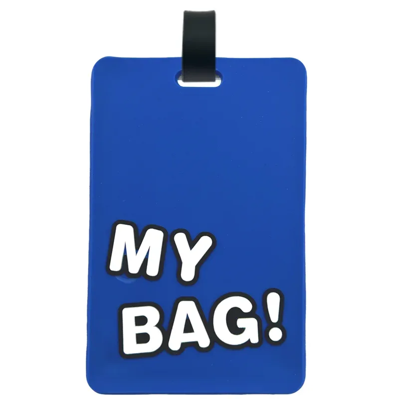 étiquette de bagage en pvc pour sac de voyage, sac fourre-tout, avec porte-carte de visite et cache de confidentialité it's not you bags