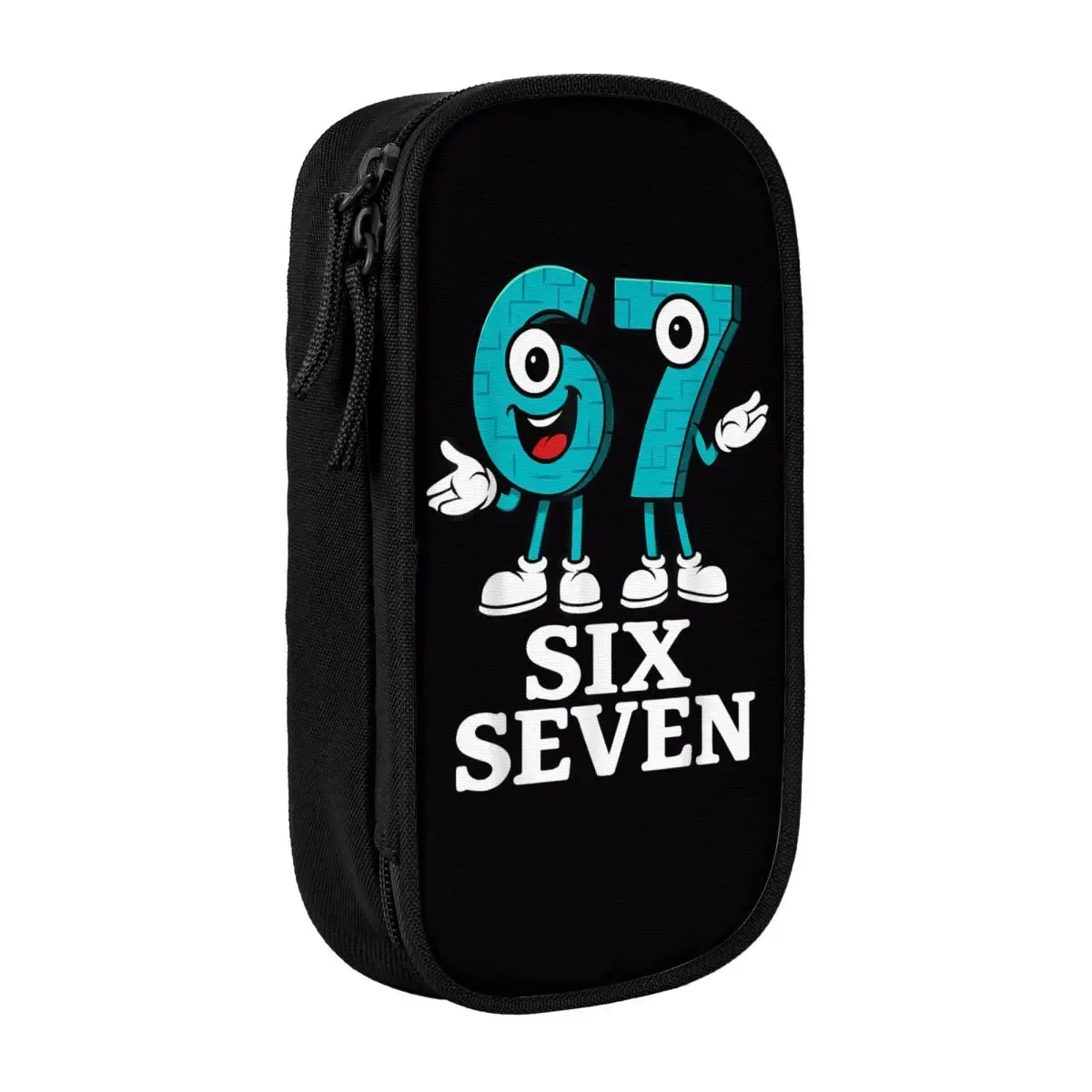 meme 6 7 six seven italien volez un cerveau 67 trousse à crayons toile boîte à crayons enfant vintage collège école étuis à crayons fournitures