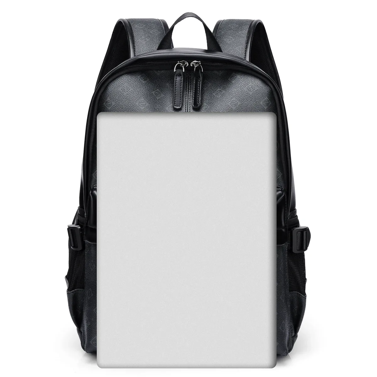 design de luxe sac à dos hommes rétro plaid imprimé fleuri hommes sacs à dos mode affaires sac à dos pour ordinateur portable étudiant sac d'école sac à dos