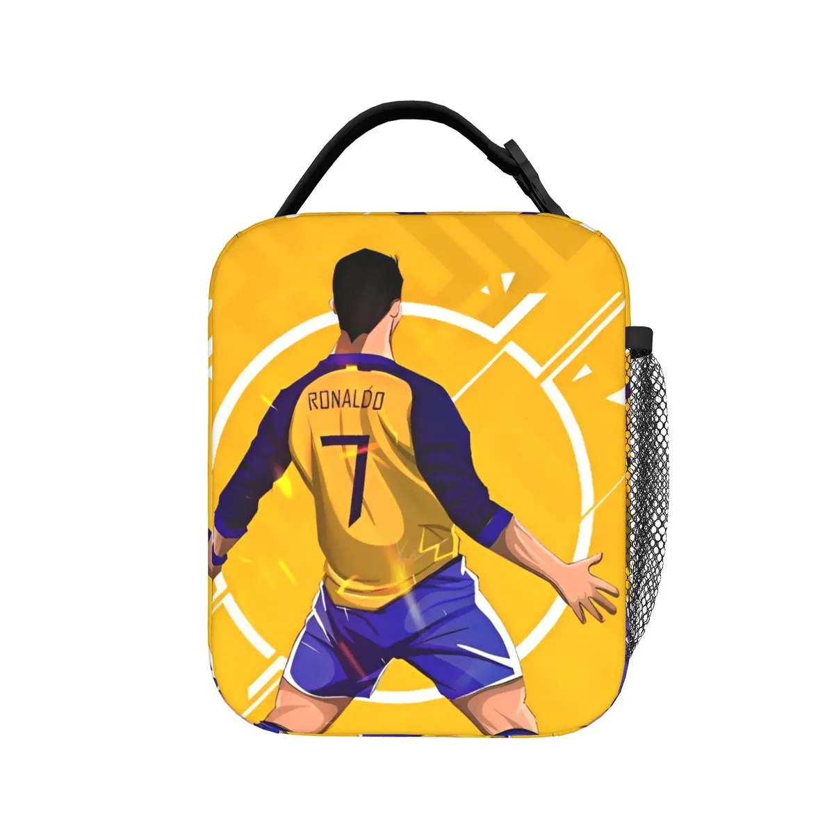 Sac isotherme de football Ronaldo CR7, sac à repas, boîte à lunch étanche, sac fourre-tout pour hommes et femmes, pour le travail et les activités de plein air