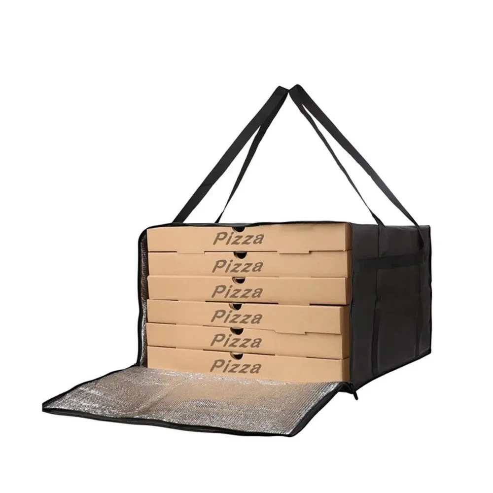 sac de développement des aliments réutilisable, léger, pour conserver la fraîcheur des pizza, sac de transport des aliments chaud et froid, mallette de stockage des aliments entièrement isolée
