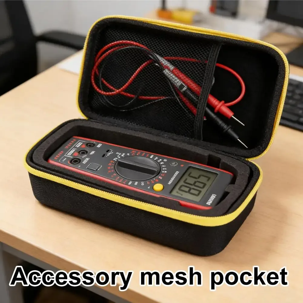 étui de transport rigide, sac de rangement pour multimètre, sac de protection antichoc pour outils, boîte de rangement pour batterie de démarrage, accessoires électroniques