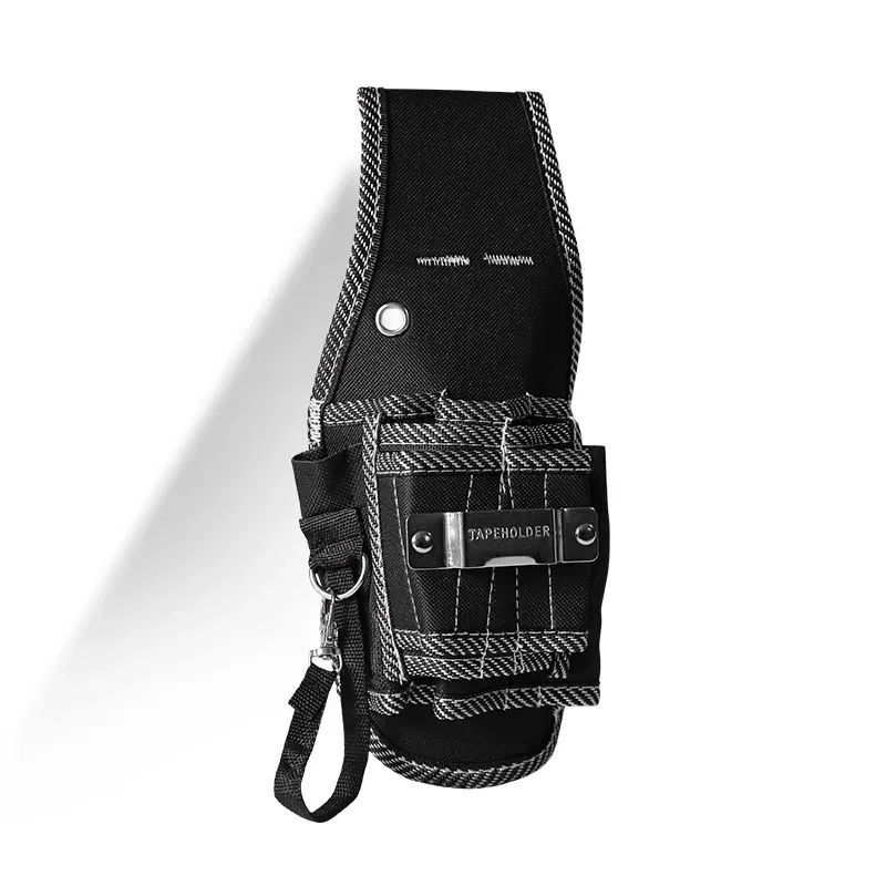 sacoche de ceinture multifonctionnelle et portable pour outils, étui de rangement pour perceuse, pochette de ceinture pour électricien et réparations