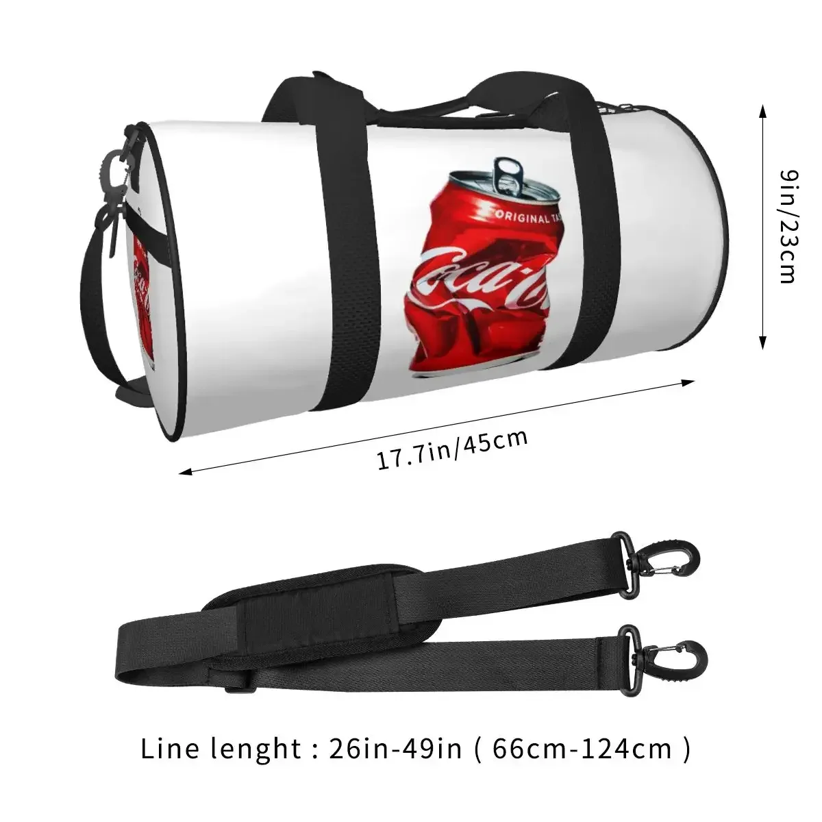 coca cola grand sac de sport sac de sport multi-fonctionnel sacs de voyage sacs à main sac de fitness