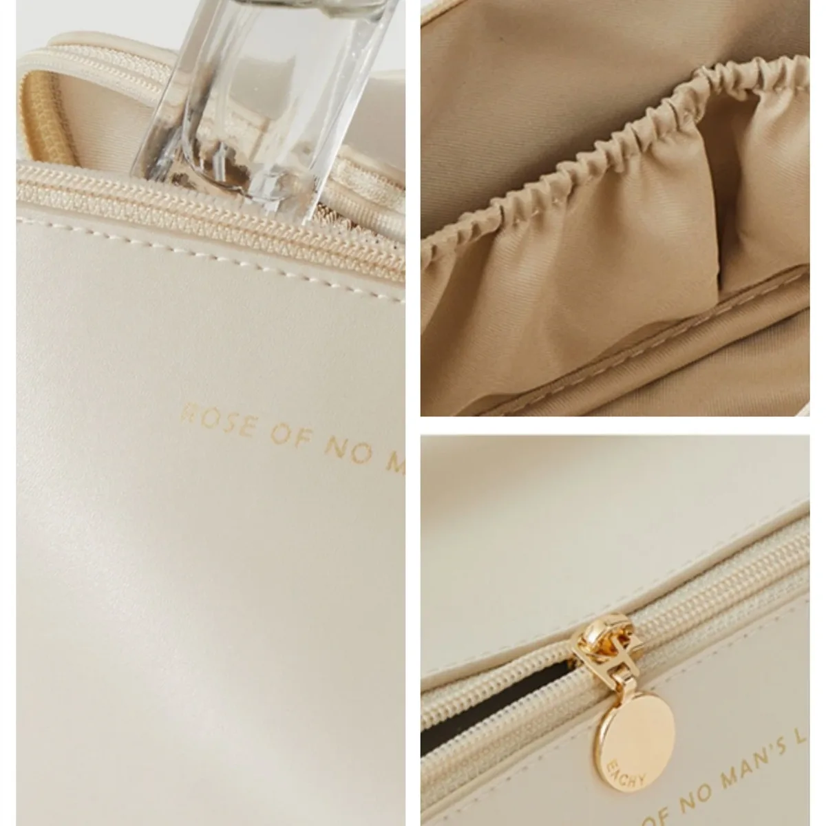 organisateur de maquillage trousse de toilette féminine sac trousse de maquillage pochette de rangement boîte de luxe pour dame, sac à cosmétiques, sac de rangement pour voyage zip