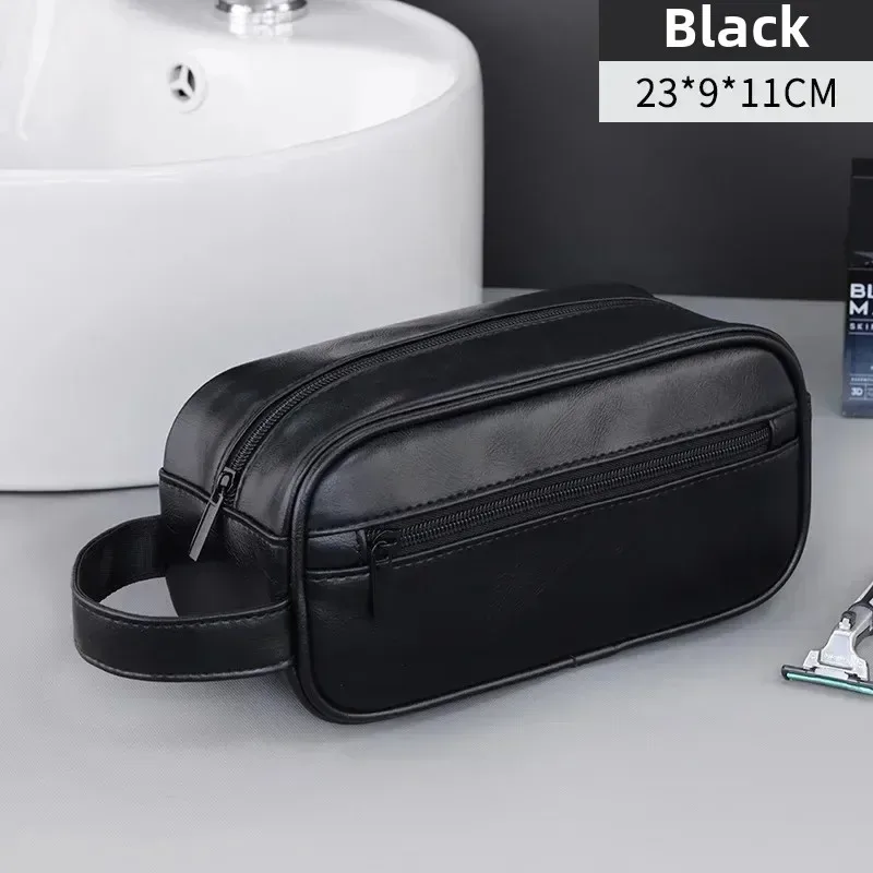 trousse de toilette multi-poches en pu pour femmes et hommes, sacs de voyage essentiels, sacs de maquillage, sac suspendu étanche, sac de rangement pour cosmétiques et articles de toilette